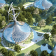 Illustration for article titled These Futuristic Villas Would Produce More Energy Than They Consume
